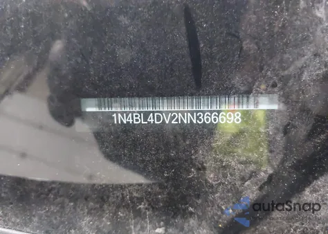 2022 Nissan Altima Sv Fwd z USA, uszkodzony, nr VIN 1N4BL4DV2NN366698